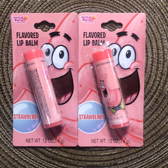 SpongeBob Squarepants Makeup Spongebob Patrick Star Lip Balm Strawberry Poshmark